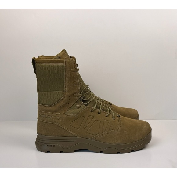 Salomon Other - Salomon Guardian Combat Boots Men's Size 14 Brown Suede 400358 No Box